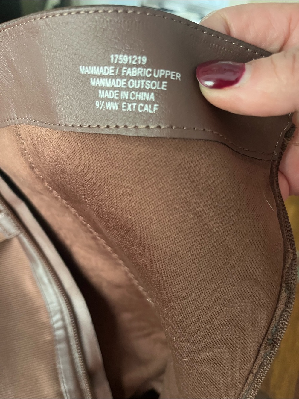Torrid Chestnut Brown Knee Boots - Extra Wide Calf - 9.5 WW - Picture 8 of 8